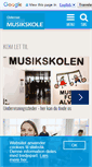 Mobile Screenshot of odensemusikskole.dk